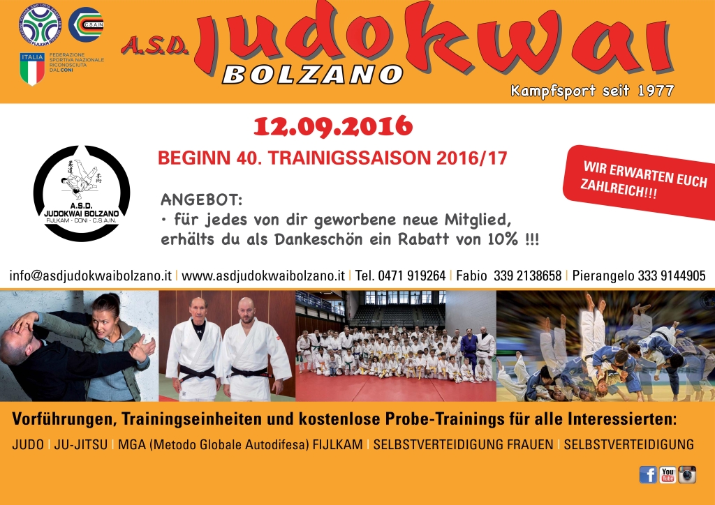 A.S.D. Judokwai Bolzano   2016_2017 T
