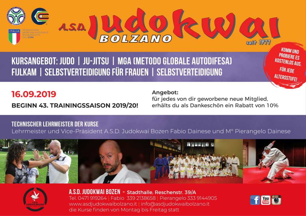 A.S.D. Judokwai Bolzano - 2019 2020 1