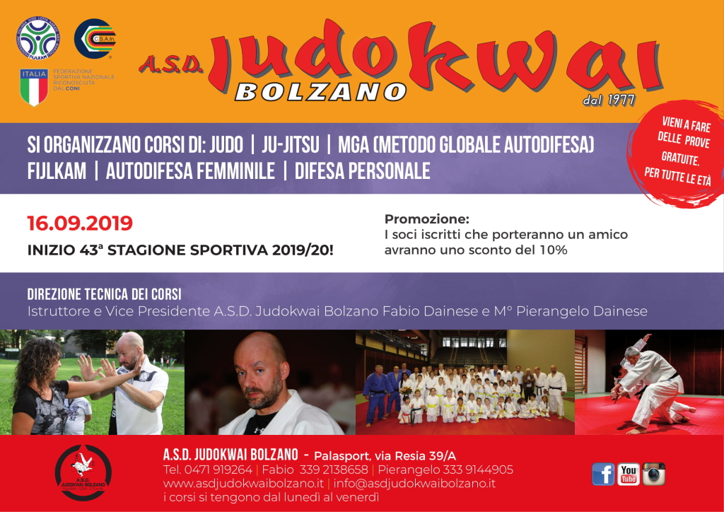 A.S.D. Judokwai Bolzano - 2019 2020