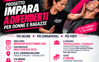 6° Edizione Progetto Impara a difenderti A.S.D. Judokwai Bolzano 6